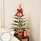 3ft. Pre-Lit Alpine Coral Artificial Christmas Tree, Clear Lights
